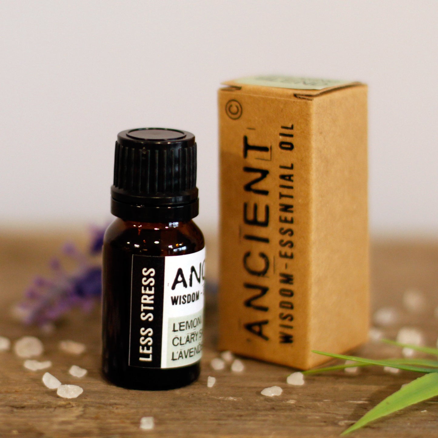Less Stress Essential Oil Blend – Lavender, Clary Sage & Lemon