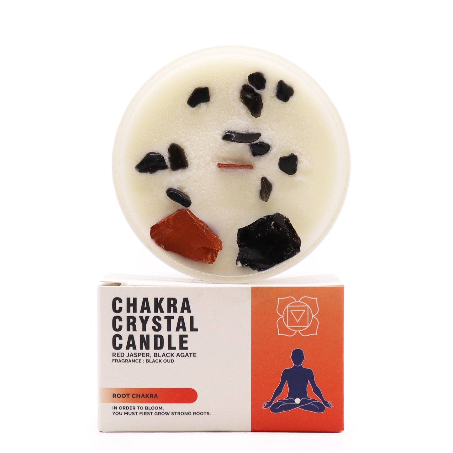 Root Chakra – Black Oud with Red Jasper & Black Agate