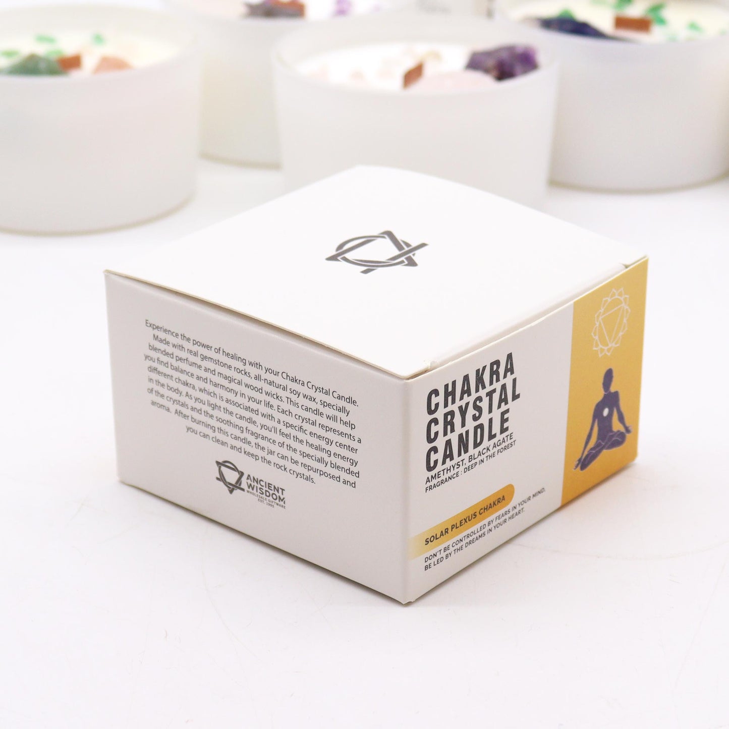 Solar Plexus Chakra – Agalwood with Amethyst & Black Agate