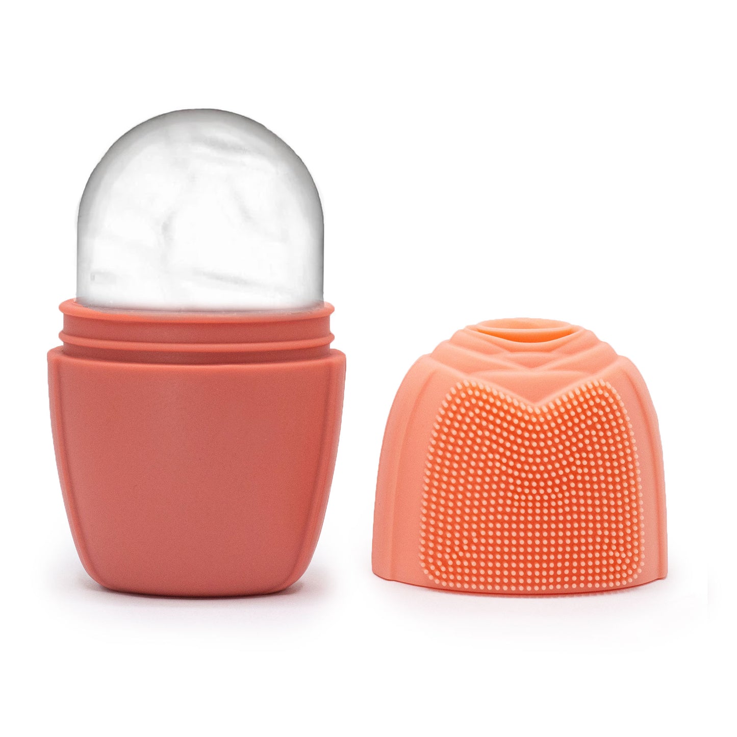 Silicone Ice Face Roller – Peach