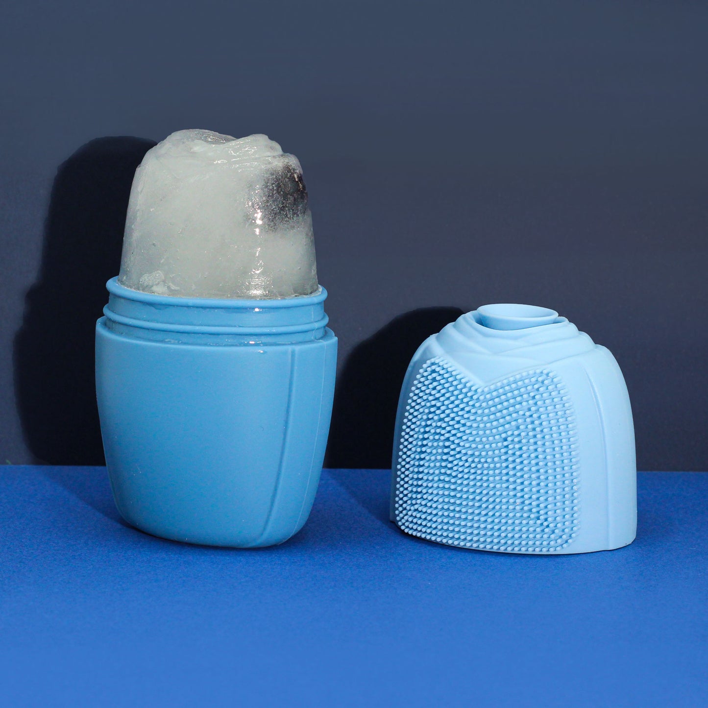 Silicone Ice Face Roller – Blue