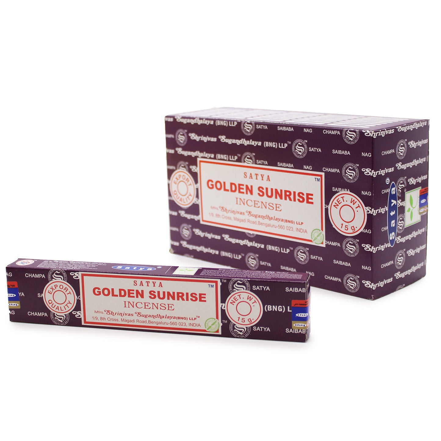 Satya Golden Sunrise Incense Sticks