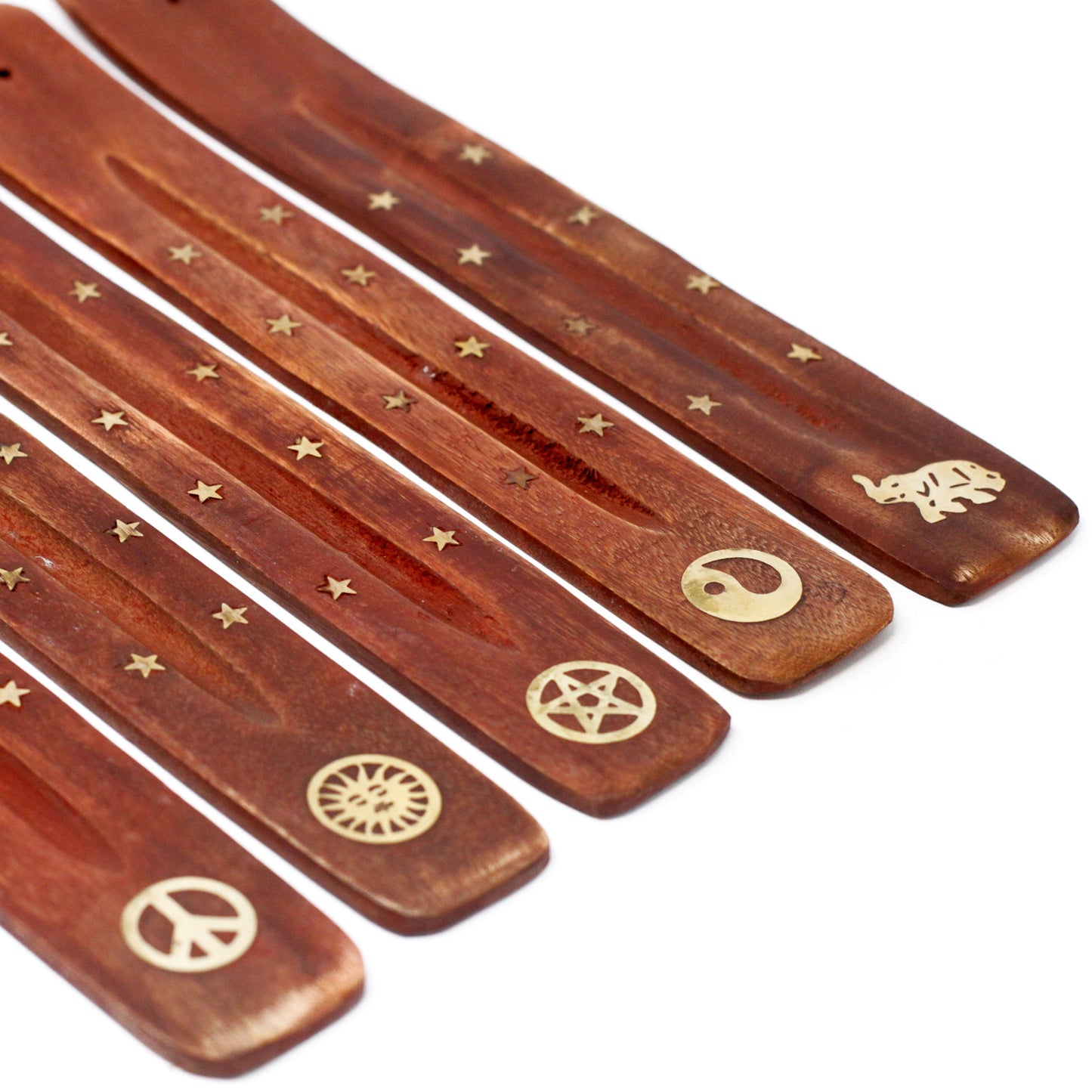 Brass Inlaid Ashcatcher – Mango Wood