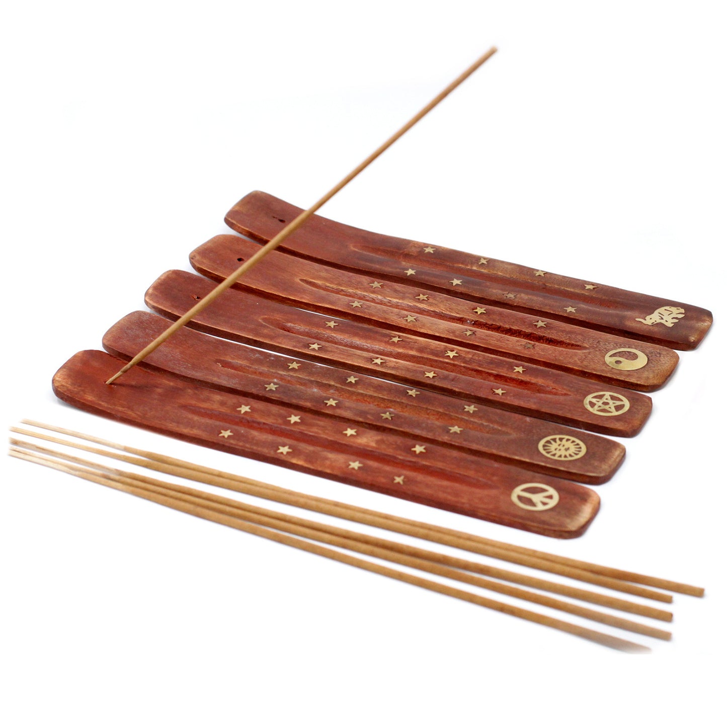 Brass Inlaid Ashcatcher – Mango Wood