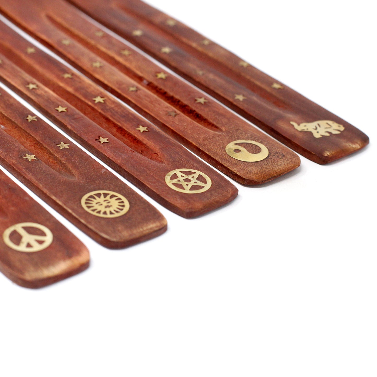 Brass Inlaid Ashcatcher – Mango Wood