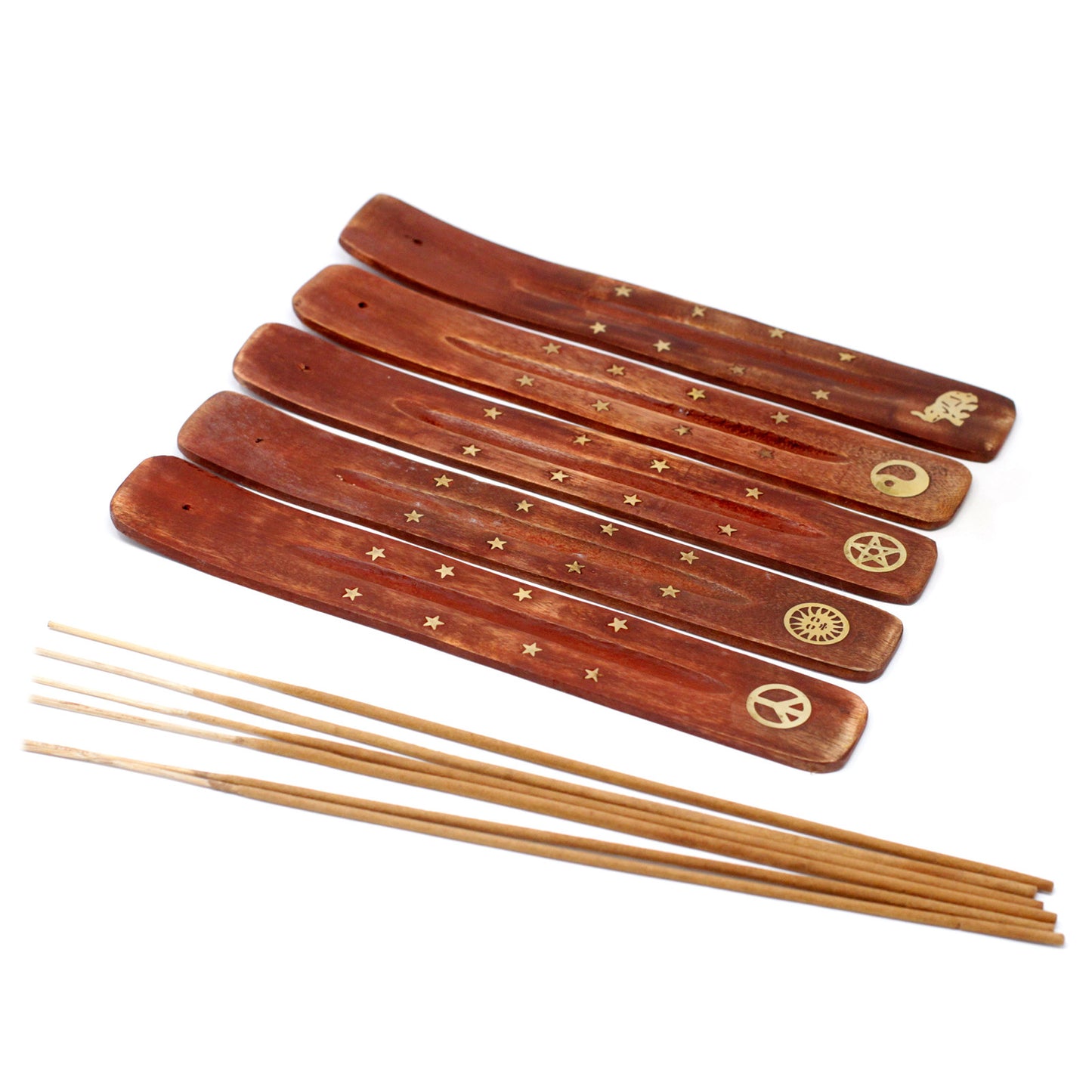 Brass Inlaid Ashcatcher – Mango Wood