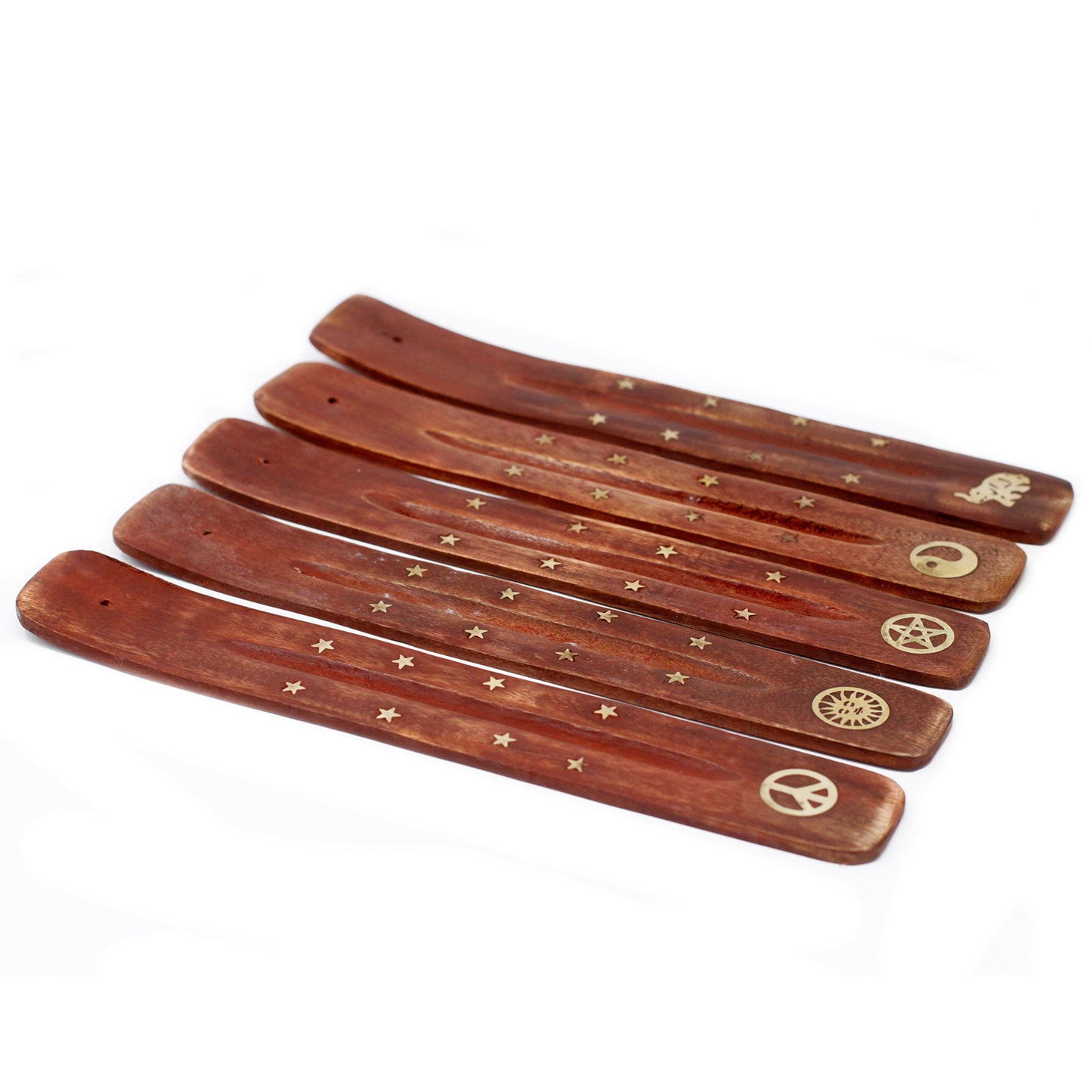 Brass Inlaid Ashcatcher – Mango Wood