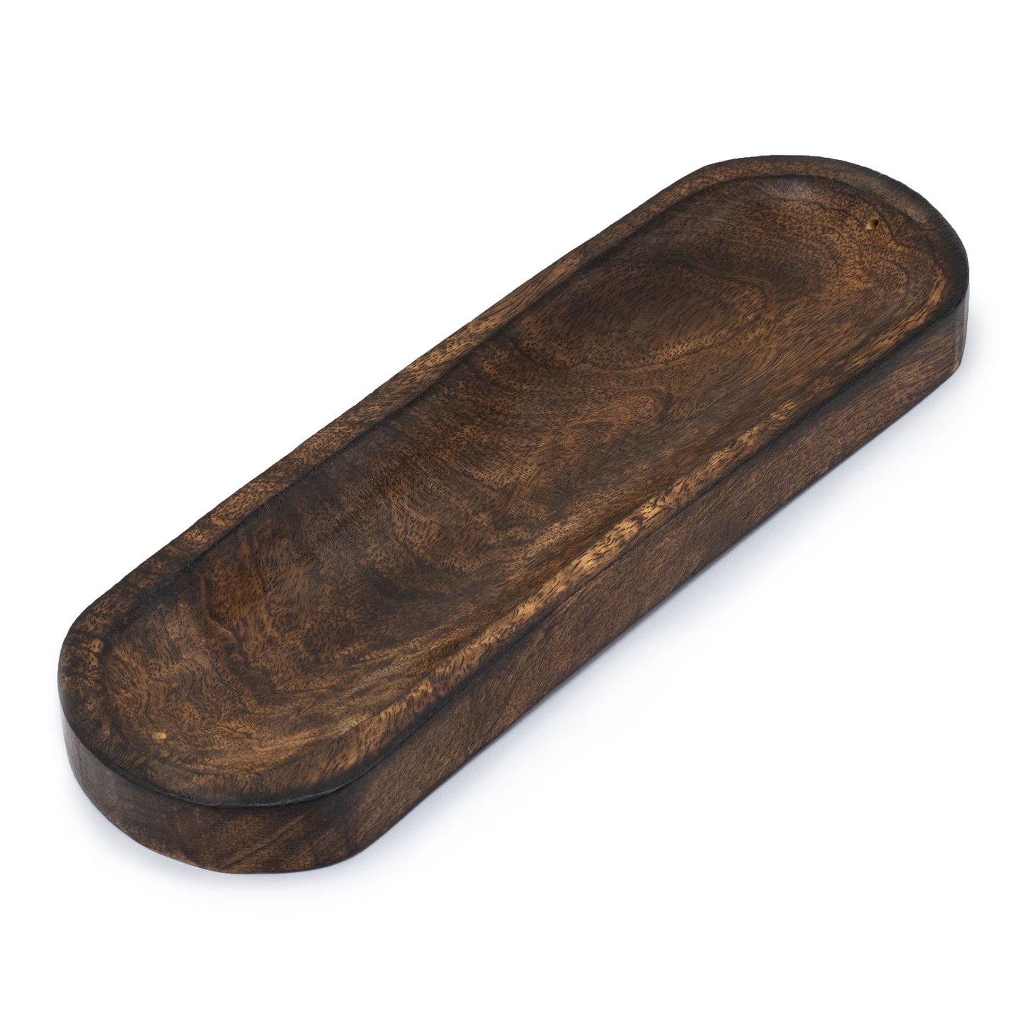 Large Incense Tray 30×10cm – Classic Mango Wood