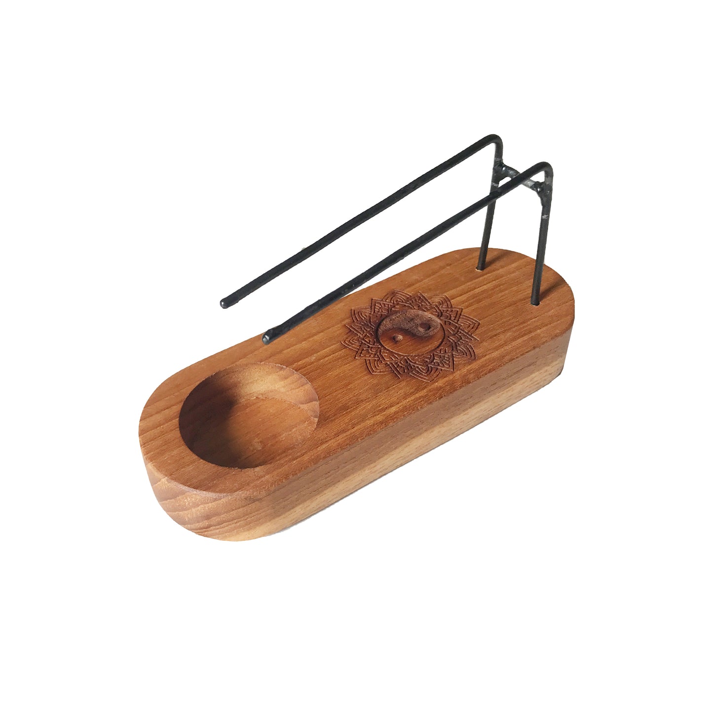 Yin & Yang Design Palo Santo Heater – Teak Wood