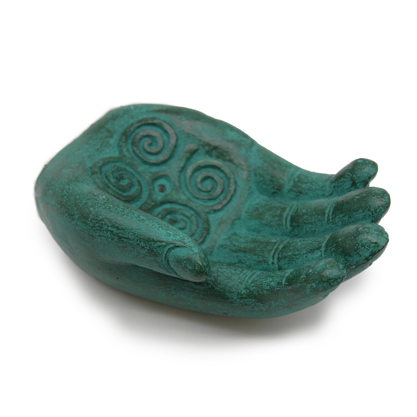 Hand Incense Burner – Strength (Green Stone)