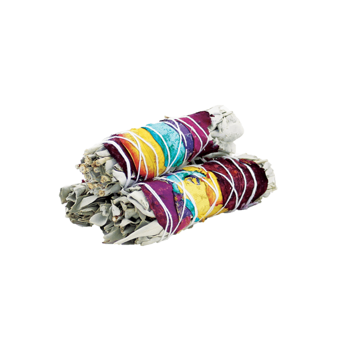 7 Chakra White Sage Smudge Stick