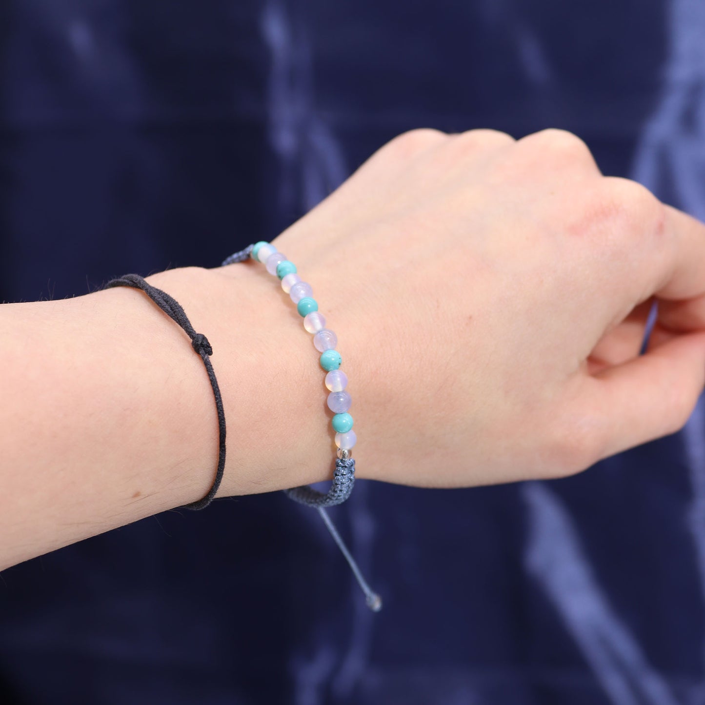 Pisces Zodiac Crystal Candle – Gemstone Bracelet + Lavender & Moonlight