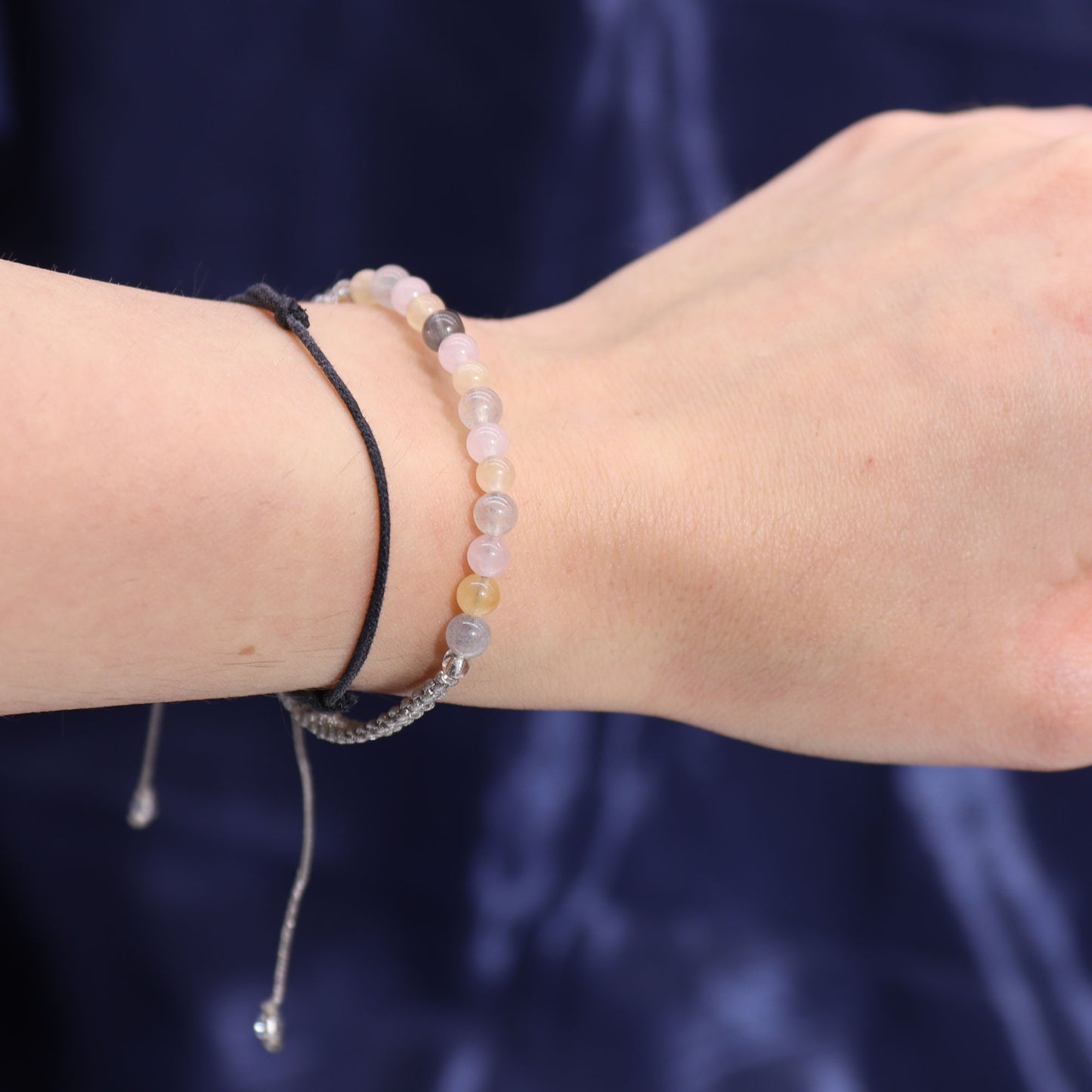 Gemini Zodiac Crystal Candle – Gemstone Bracelet + Oriental Tiger's Eye