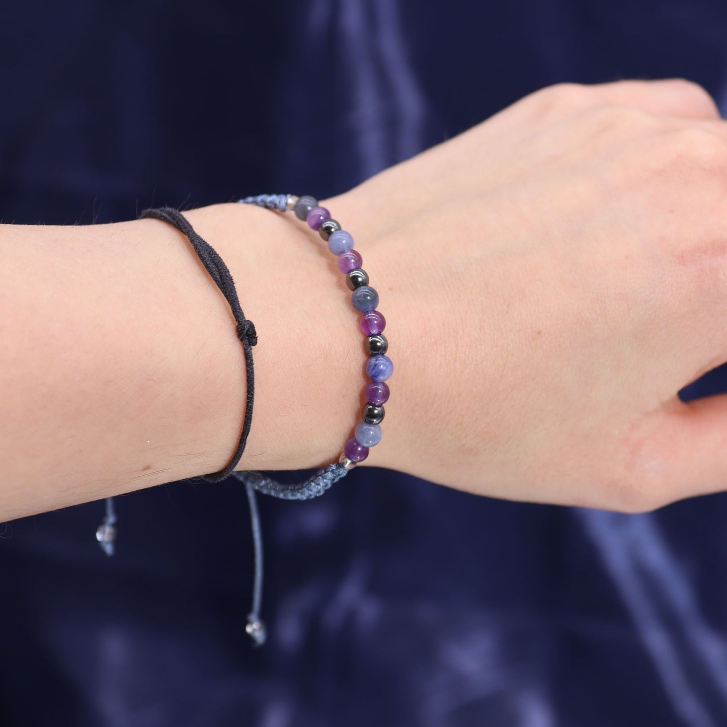 Sagittarius Zodiac Crystal Candle – Gemstone Bracelet + Amber & Citrus Spice