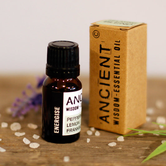 Energizing Essential Oil Blend with Peppermint, Frankincense &amp; Lemon