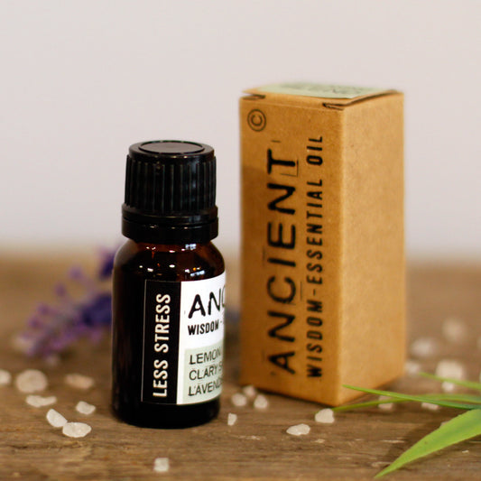 Less Stress Essential Oil Blend – Lavender, Clary Sage &amp; Lemon