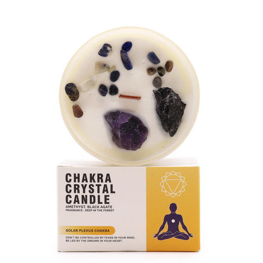Solar Plexus Chakra – Agalwood with Amethyst &amp; Black Agate