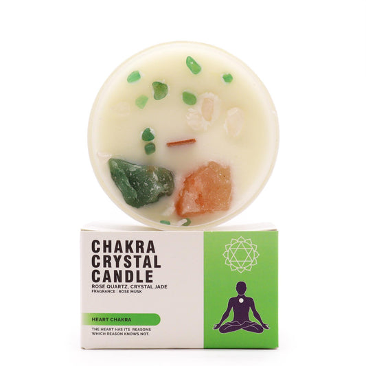 Heart Chakra – Rose Musk with Rose Quartz &amp; Crystal Jade