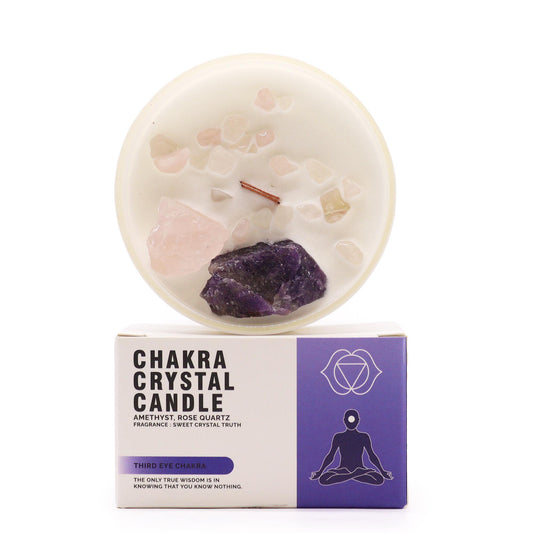 Third Eye Chakra – Sweet Crystal with Amethyst &amp; Rose Quartz