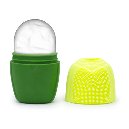 Silicone Ice Face Roller – Green