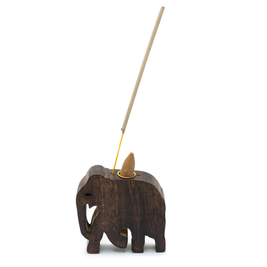 Elephant Incense Cone &amp; Stick Holder