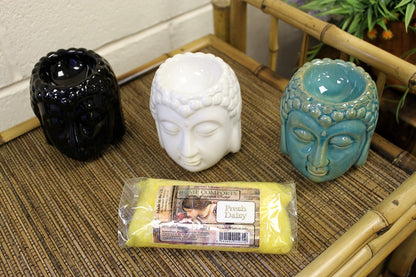 Buddha Oil Burner – Blue Ceramic