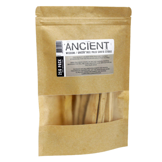 25g Green Tree Palo Santo Sticks (3–4 Sticks)