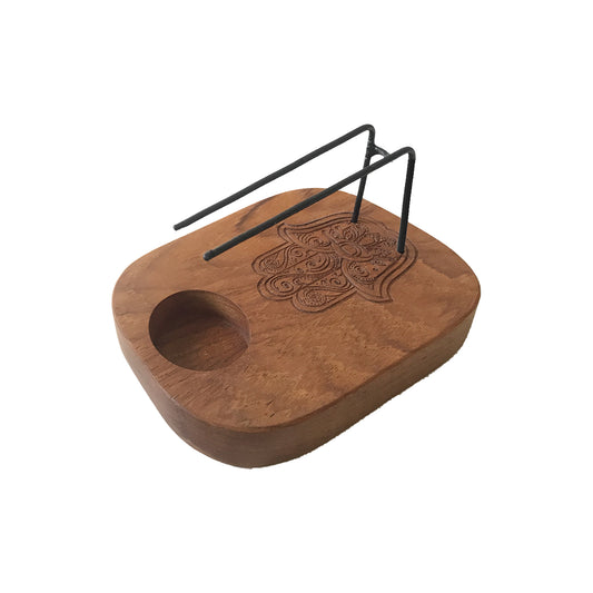 Hamsa Design Palo Santo Heater – Teak Wood