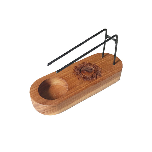 Yin &amp; Yang Design Palo Santo Heater – Teak Wood