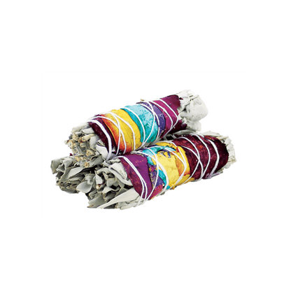 7 Chakra White Sage Smudge Stick