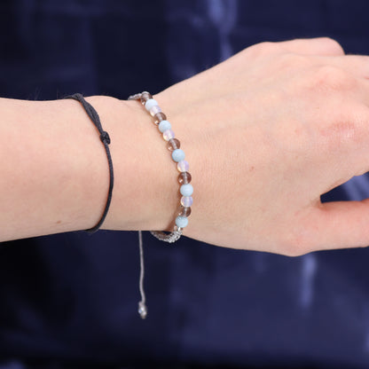 Cancer Zodiac Crystal Candle – Gemstone Bracelet + Sweet Fruity Berries